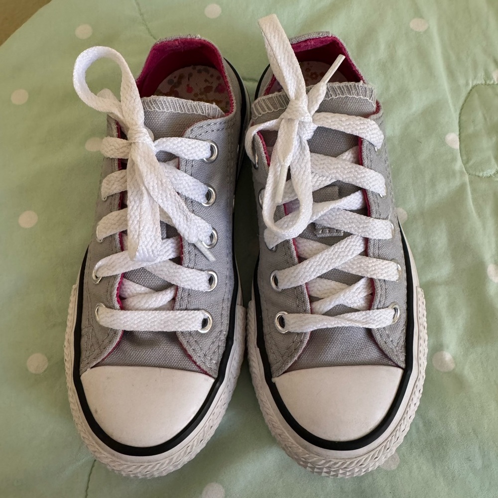 Converse Kids Gray Sneakers Kids size 11